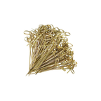 Bamboo Knotted Skewers – 12 cm | 100 Pack