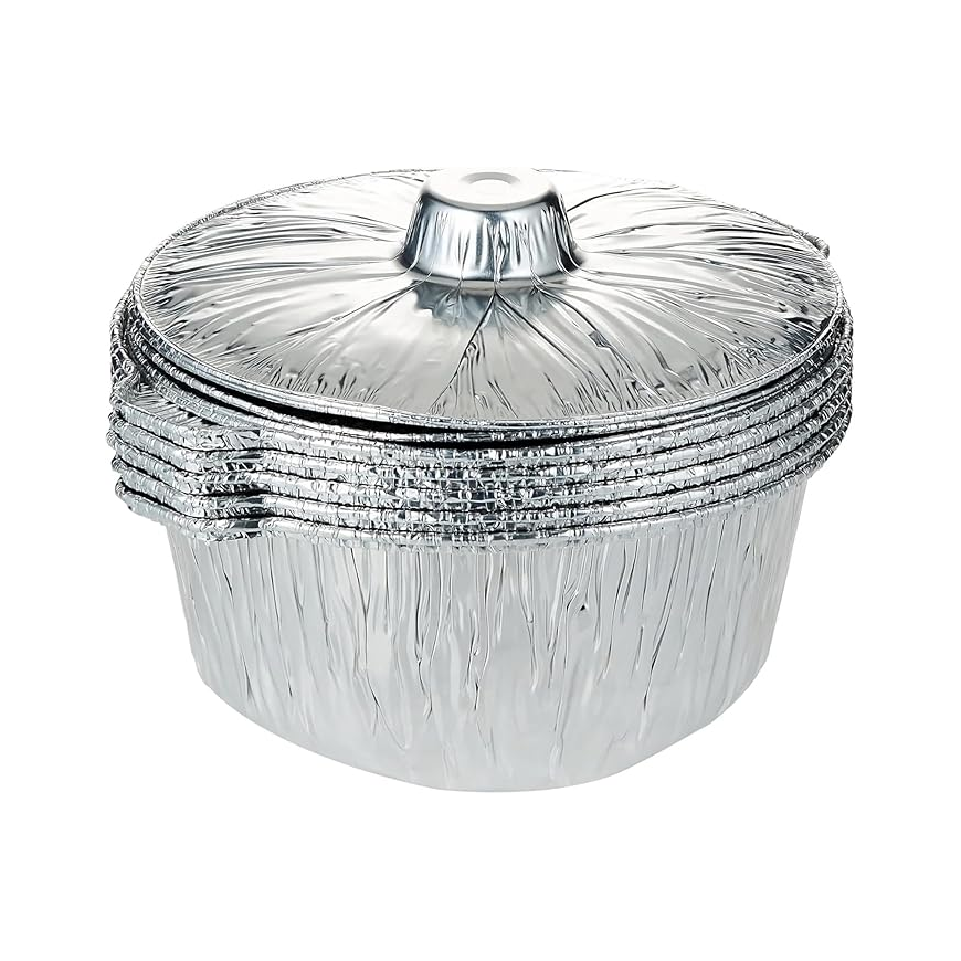 Aluminium Cooking Pots – 5 Pack | 22 cm Diameter