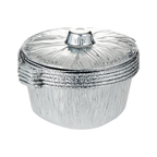 Aluminium Cooking Pots – 5 Pack | 22 cm Diameter