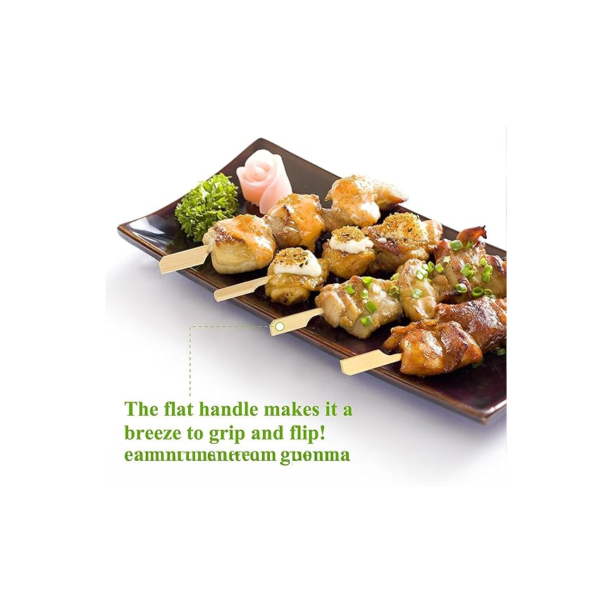Bamboo Paddle Skewers – 9 cm | Pack of 100 Secondary image