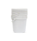 White Plastic Biryani Bucket 1 kg Pack Of 5