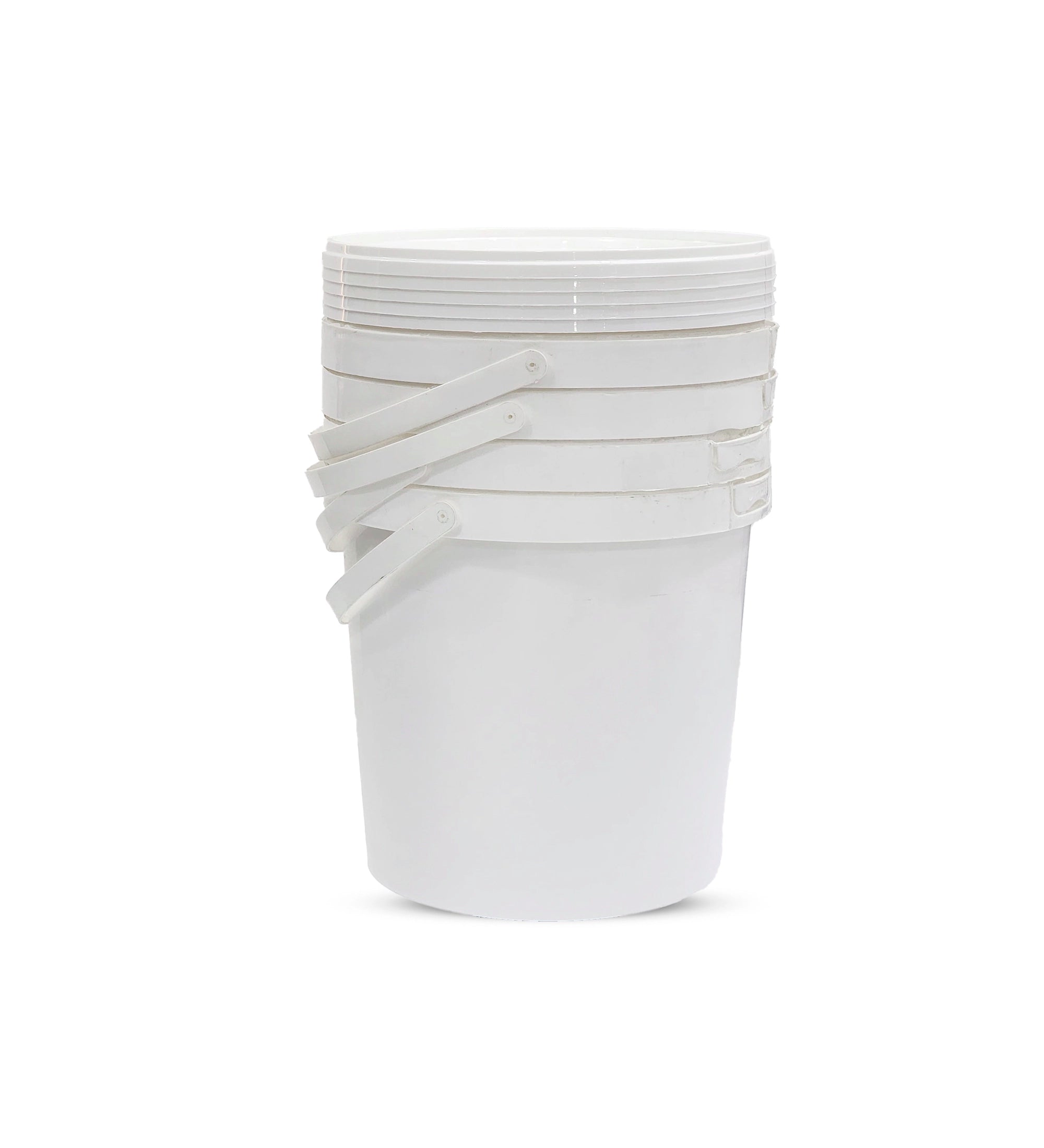 White Plastic Biryani Bucket 1 kg Pack Of 5