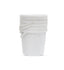 White Plastic Biryani Bucket 1 kg Pack Of 5