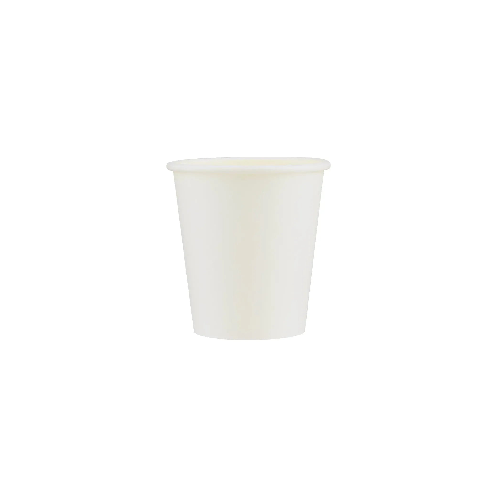 7 Oz White Single Wall Paper Cups 25 Pieces