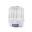 360° Rotating Dry Food Dispenser with Transparent Cover & Storage Compartments