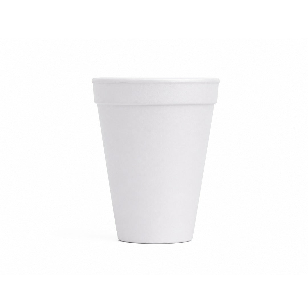 6 oz Foam Cups Disposable – White Cups for Hot & Cold Beverages, Lightweight Insulated Drinking Cups for Tea, Coffee, Juice, Party & Office Use Secondary image