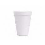 6 oz Foam Cups Disposable – White Cups for Hot & Cold Beverages, Lightweight Insulated Drinking Cups for Tea, Coffee, Juice, Party & Office Use