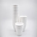 6 oz Foam Cups Disposable – White Cups for Hot & Cold Beverages, Lightweight Insulated Drinking Cups for Tea, Coffee, Juice, Party & Office Use