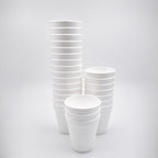6 oz Foam Cups Disposable – White Cups for Hot & Cold Beverages, Lightweight Insulated Drinking Cups for Tea, Coffee, Juice, Party & Office Use