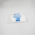 PE Gloves – Transparent Food Handling Gloves for Cooking, Cleaning, Kitchen, Catering, Salon & Hygienic Use | Pack of 100