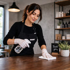 PE Gloves – Transparent Food Handling Gloves for Cooking, Cleaning, Kitchen, Catering, Salon & Hygienic Use | Pack of 100