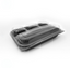 Imported 4-Compartment PP Black Microwavable Containers