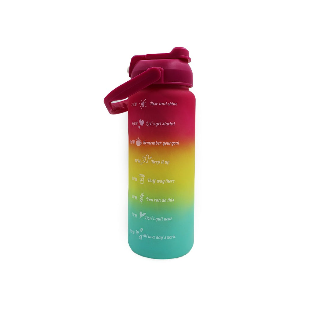 Colorful Reusable Water Bottle with Leakproof Lid – Portable BPA-Free Drinking Bottle for Gym, School, Office & Travel | Lightweight Durable Hydration Bottle for Kids & Adults