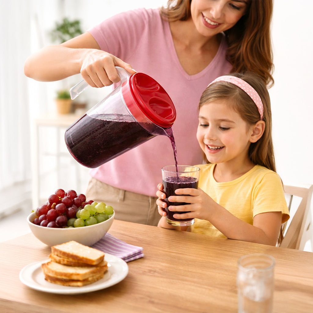 Premium Plastic Water Jug with Lid & Handle – 1 gallon
