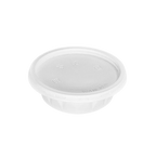 White PP Microwavable Bowls with Lids – 3 Sizes Wholesale