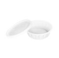 White PP Microwavable Bowls with Lids – 3 Sizes Wholesale