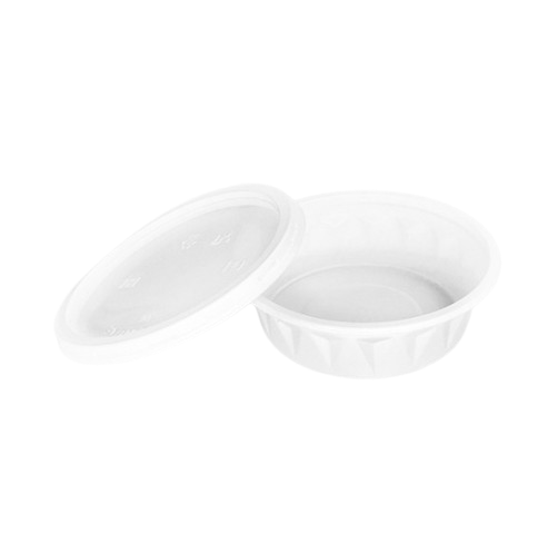 White PP Microwavable Bowls with Lids – 3 Sizes Wholesale