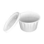 White PP Microwavable Bowls with Lids – 3 Sizes Wholesale