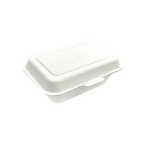 Bagasse Hinged Food Containers – 20 OZ – 600 Pack Wholesale
