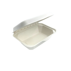 Bagasse Hinged Food Containers – 20 OZ – 600 Pack Wholesale