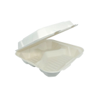 3-Compartment Biodegradable Meal Boxes – Wholesale 400 Pack