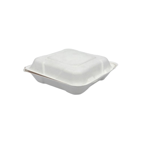 Wholesale Biodegradable Hinged Containers – Bulk 200 Pack Main image