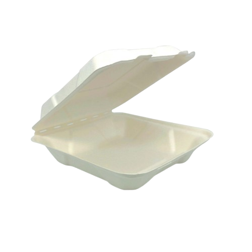 Wholesale Biodegradable Hinged Containers – Bulk 200 Pack Secondary image