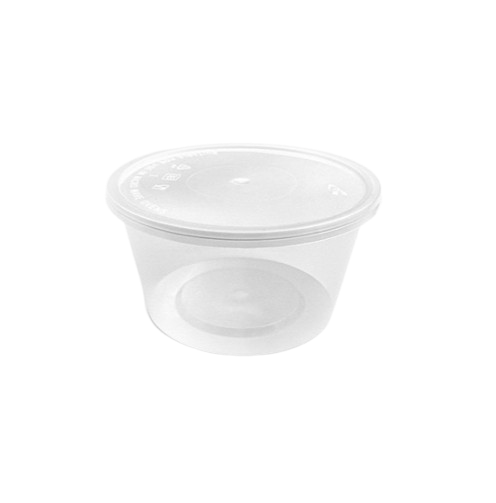 Round Transparent Microwavable Bowls with Lids – Bulk 2 Sizes