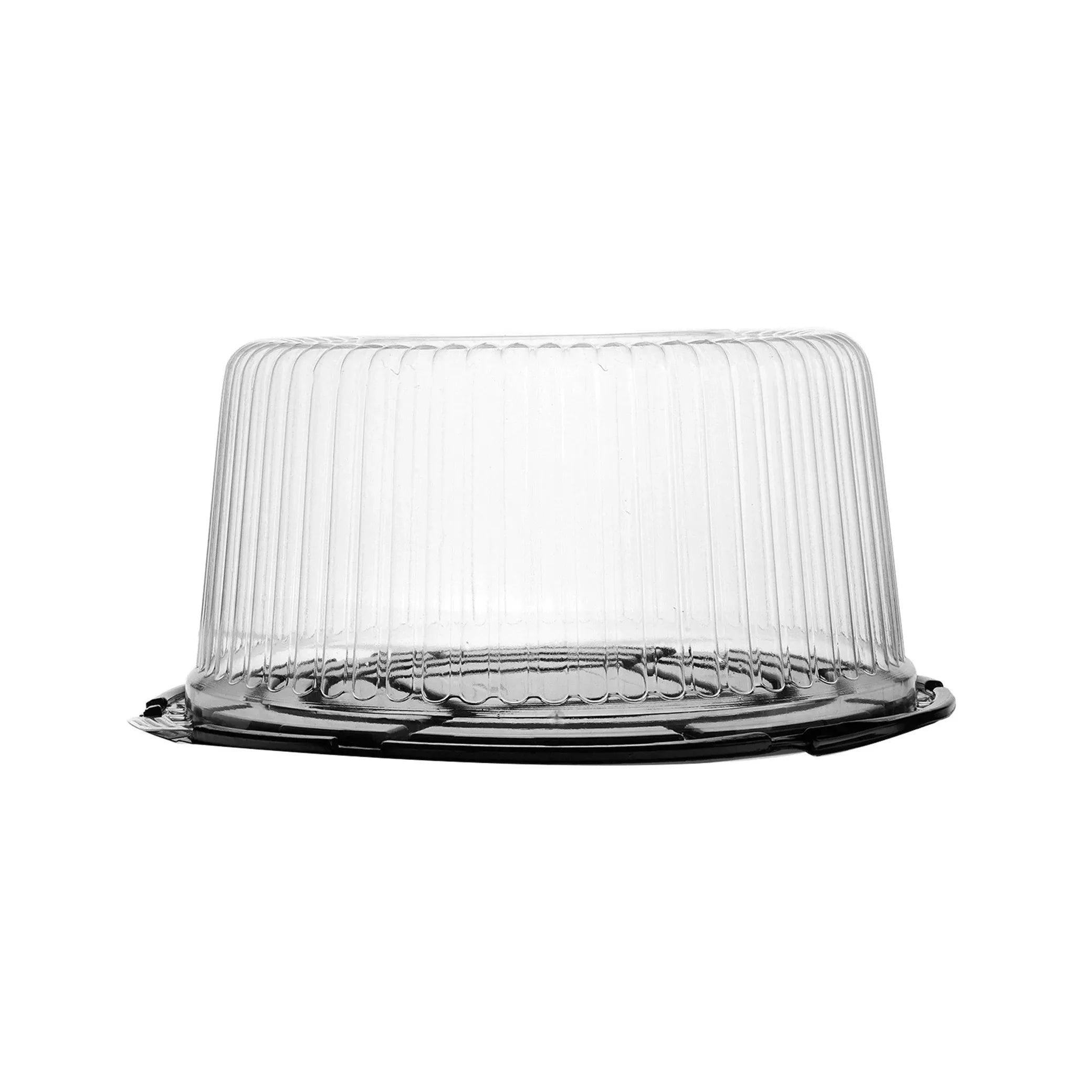 Black Base Cake Container 12 Inch with Clear Lids 1 Pieces