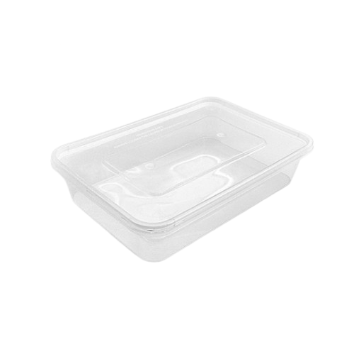 Clear Rectangular Microwavable Containers – 5 Sizes Bulk Main image