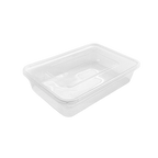 Clear Rectangular Microwavable Containers – 5 Sizes Bulk