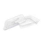 Clear Rectangular Microwavable Containers – 5 Sizes Bulk
