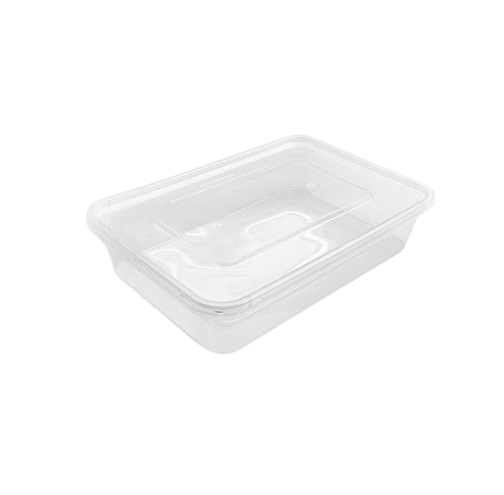 Clear Rectangular Microwavable Containers – 5 Sizes Bulk
