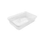 Clear Rectangular Microwavable Containers – 5 Sizes Bulk