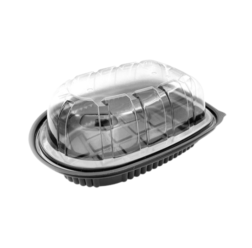 Roasted Chicken Microwavable Containers with Lid – 80 Pack Bulk Main image