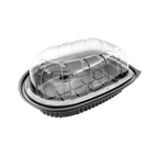 Roasted Chicken Microwavable Containers with Lid – 80 Pack Bulk