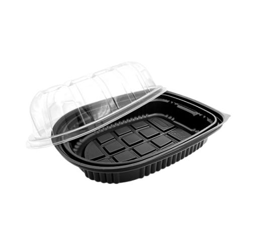 Roasted Chicken Microwavable Containers with Lid – 80 Pack Bulk