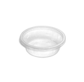 6.5 oz Clear Round Design Bowls with Lids – 1000 Pack Bulk
