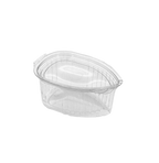 1.6 oz PET Oval Sauce Cups with Hinged Lid – 252 pcs Carton