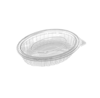 PET Oval Hinged Food Containers – 800 Pack Wholesale