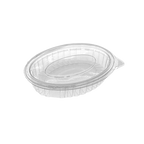 PET Oval Hinged Food Containers – 800 Pack Wholesale