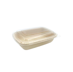 Large Biodegradable Delivery Containers with Lid – 300 Pack